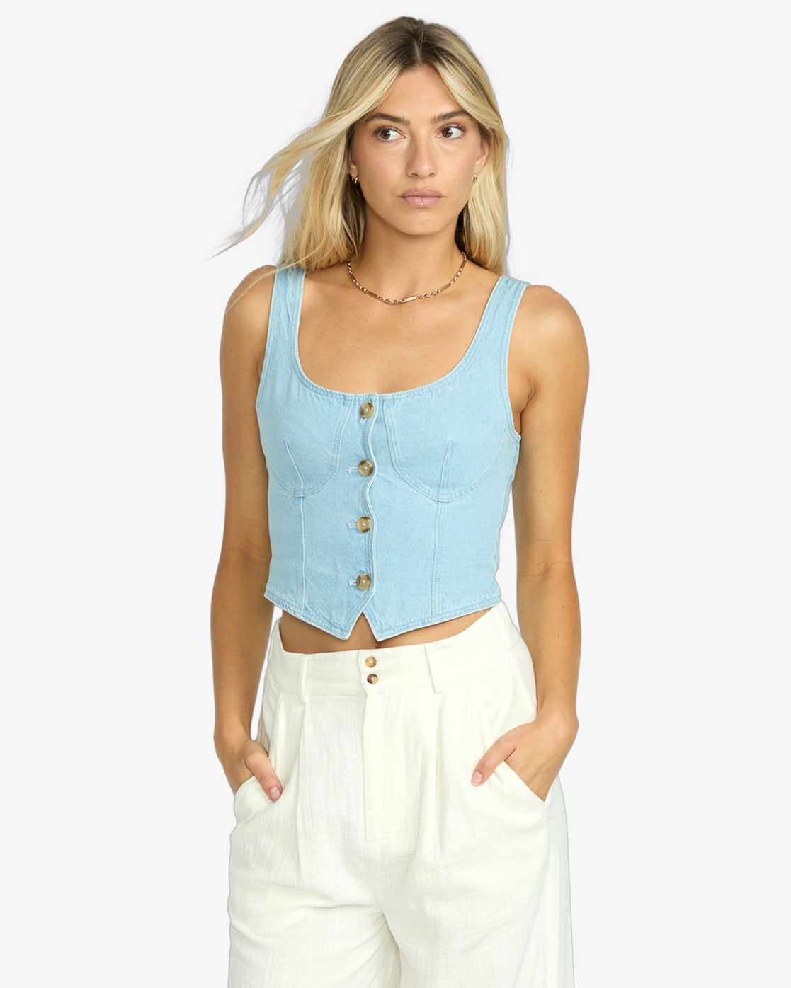 Billabong Sunwashed - Denim Vest Top für Frauen
