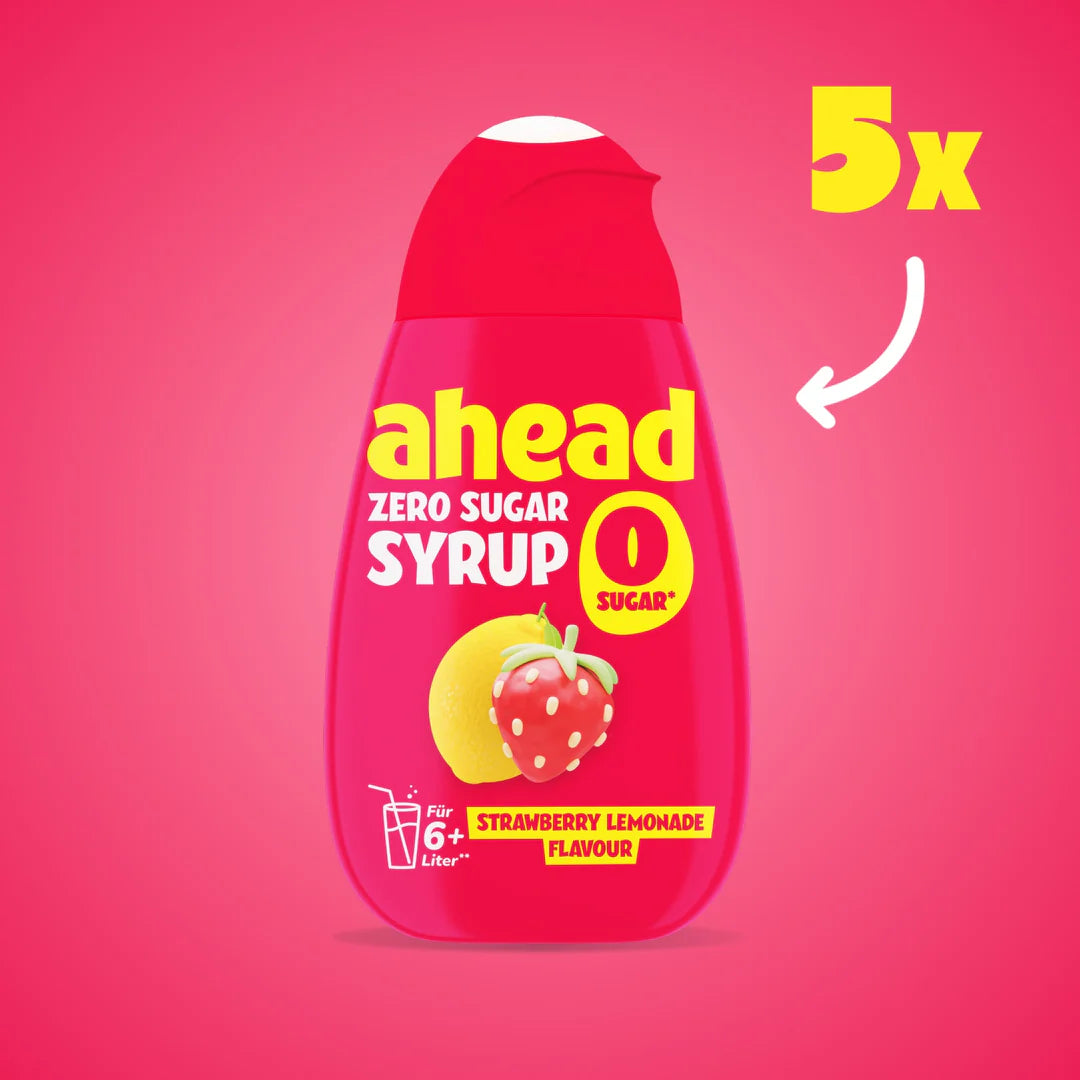 Ahead Strawberry Lemonade Zero Sirup - Mooloolabas