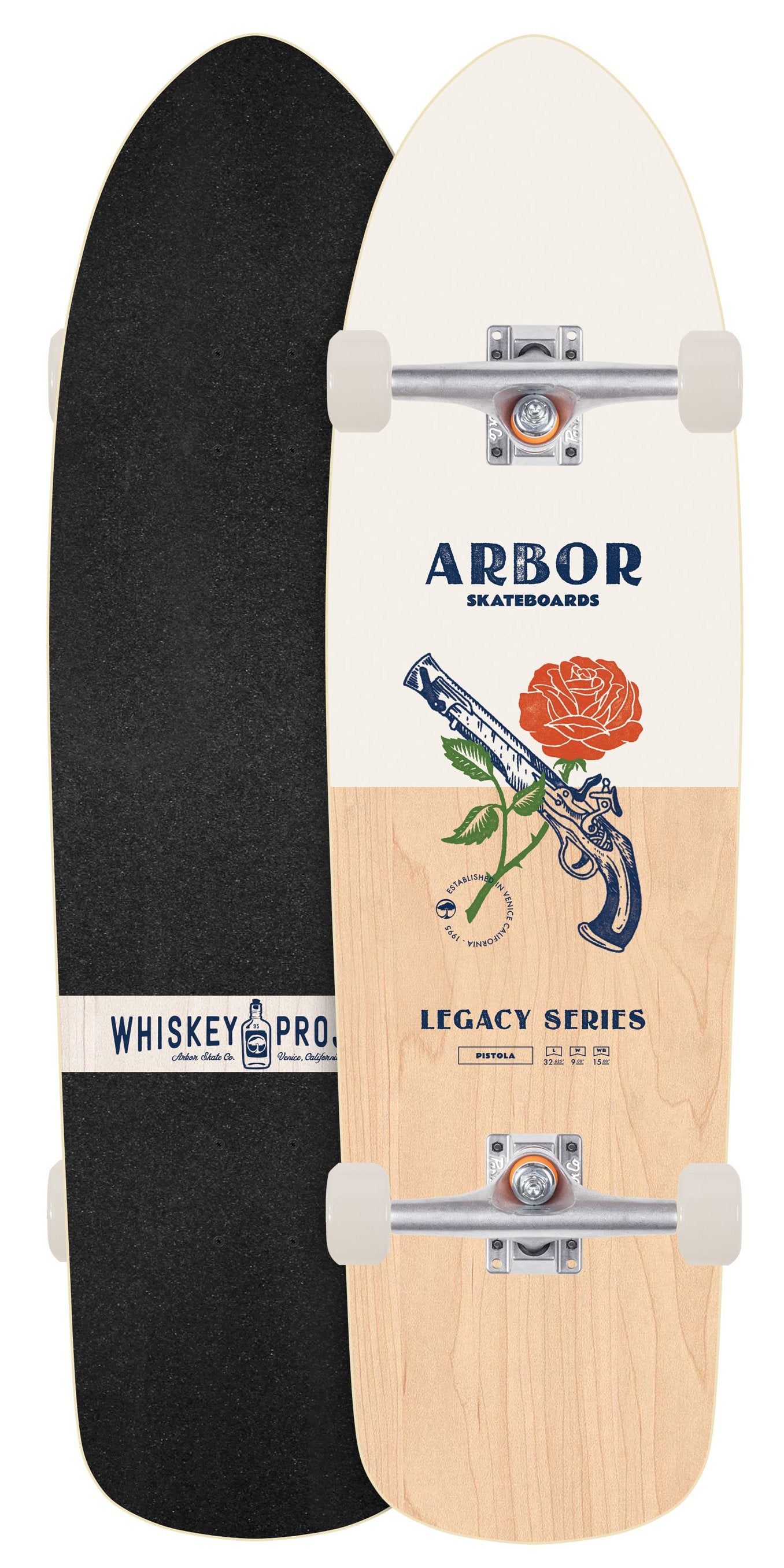 Arbor Pistola Legacy 'Rose Collection' 32,68" Cruiser Skateboard Complete
