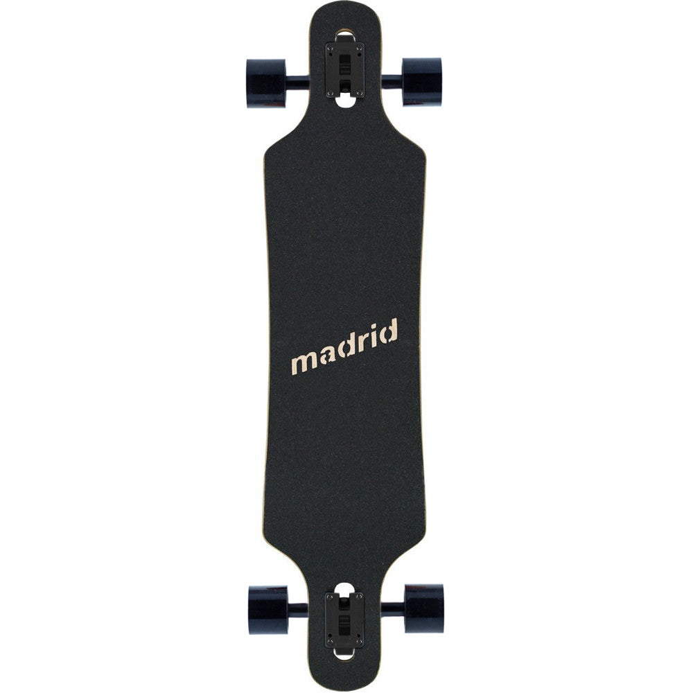 Madrid Spade 39" Peafowl Longboard Complete