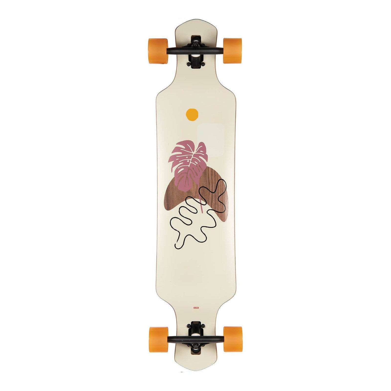 Globe Geminon Rock Walnut/Monstera 40“ Komplett Longboard