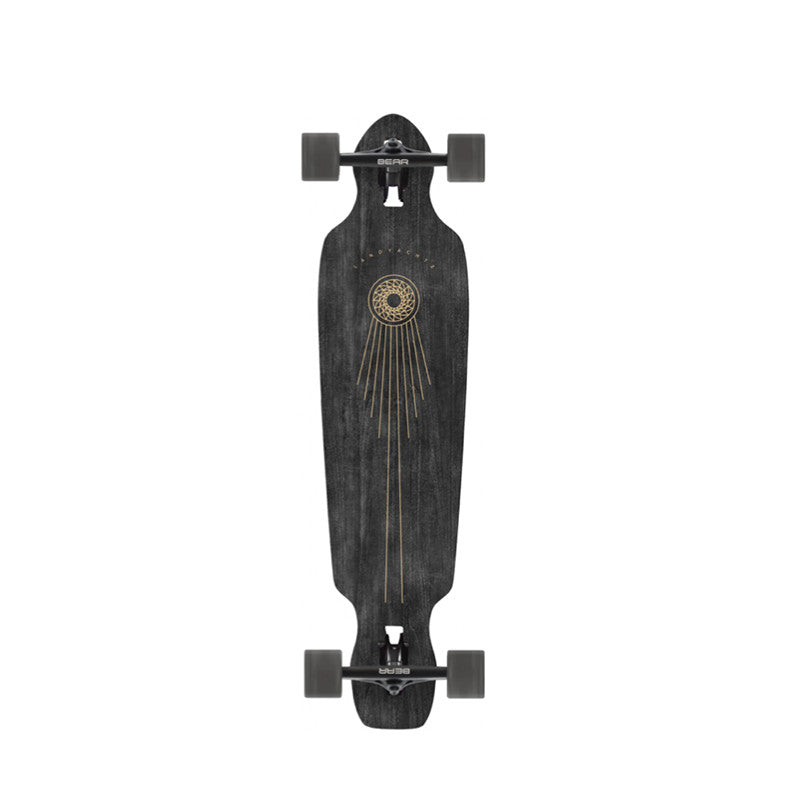 LANDYACHTZ BATTLE AXE FORREST 38" DROP THROUGH LONGBOARD COMPLETE