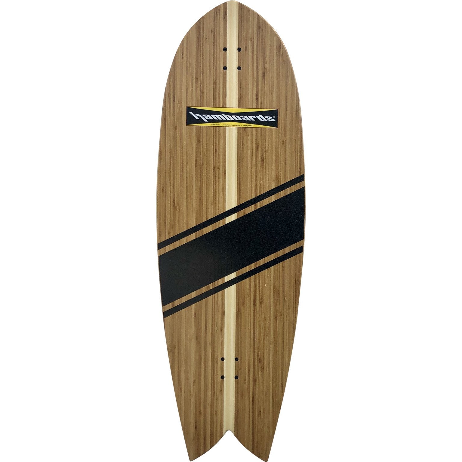Hamboards Fish 53" Surfskate Complete - Braun