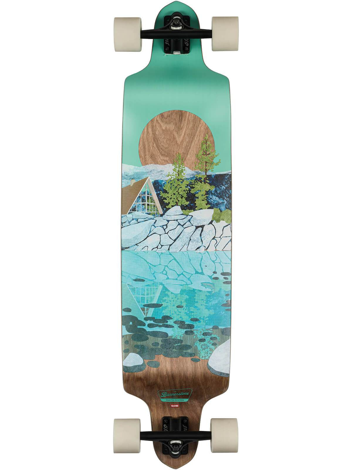 Globe Bannerstone 41 Zoll Longboard Komplett - Lodge