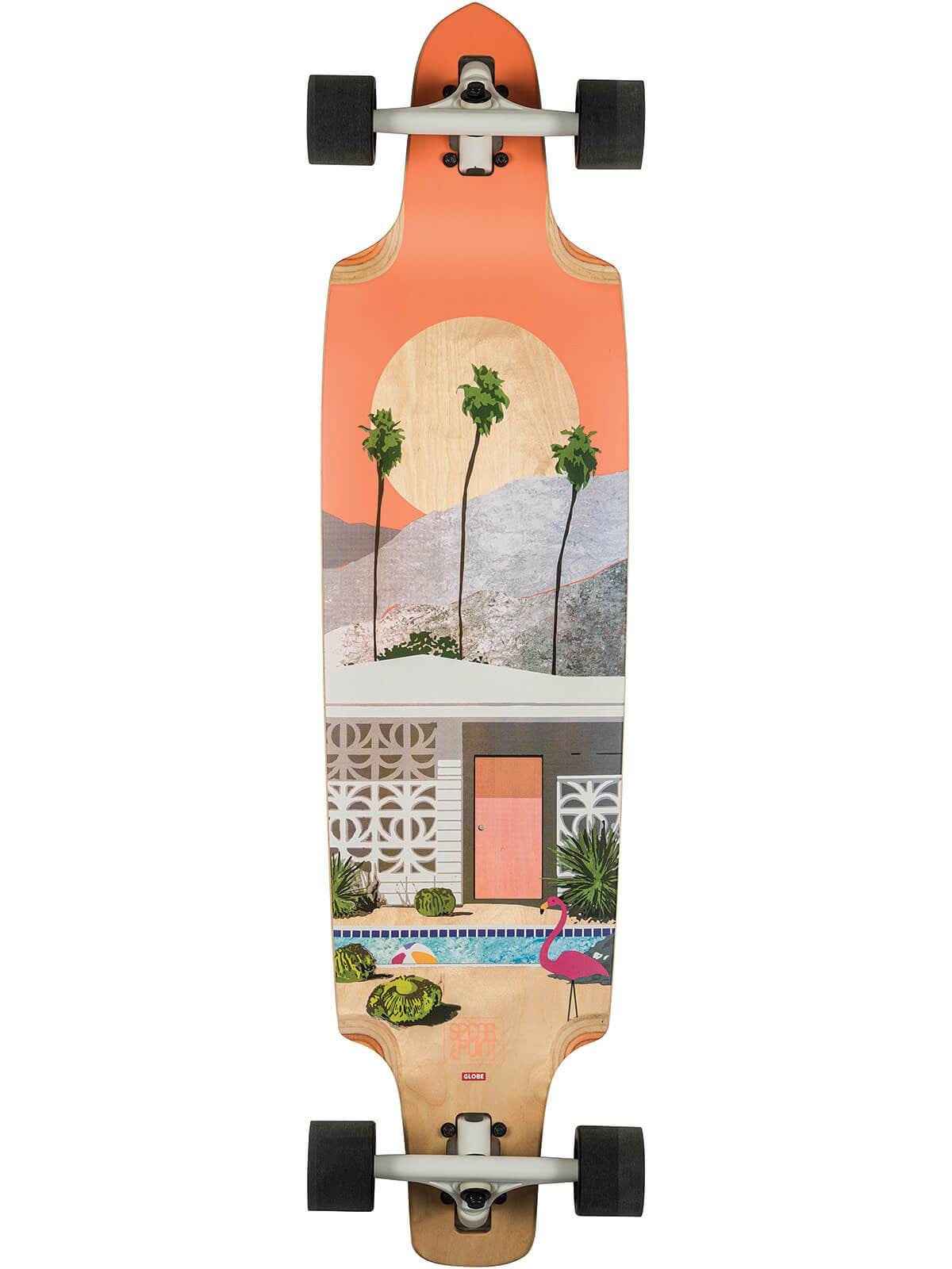 Globe Spearpoint 40" Longboard Complete - Motel