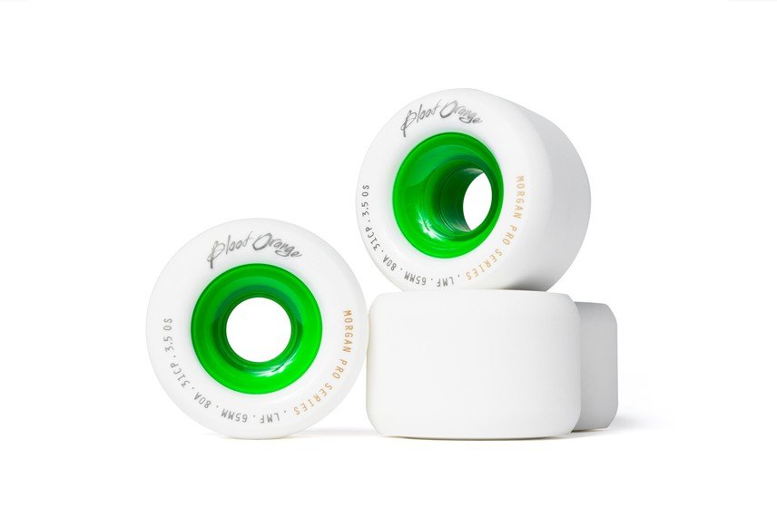 Blood Orange Morgan Pro Model 70mm Rollen - White/Green - Mooloolabas