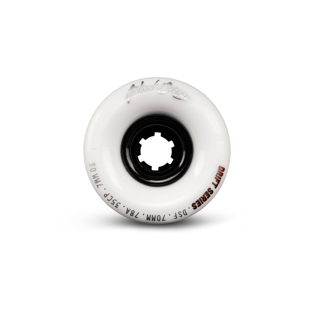 Blood Orange Drift 70mm Longboard Rollen - White - Mooloolabas