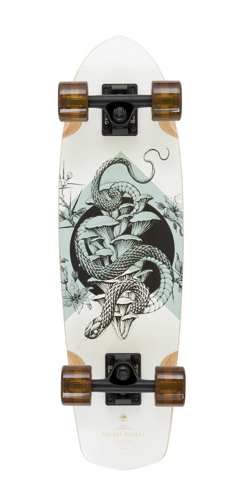 Arbor Pocket Rocket 27" Cruiser Skateboard Complete