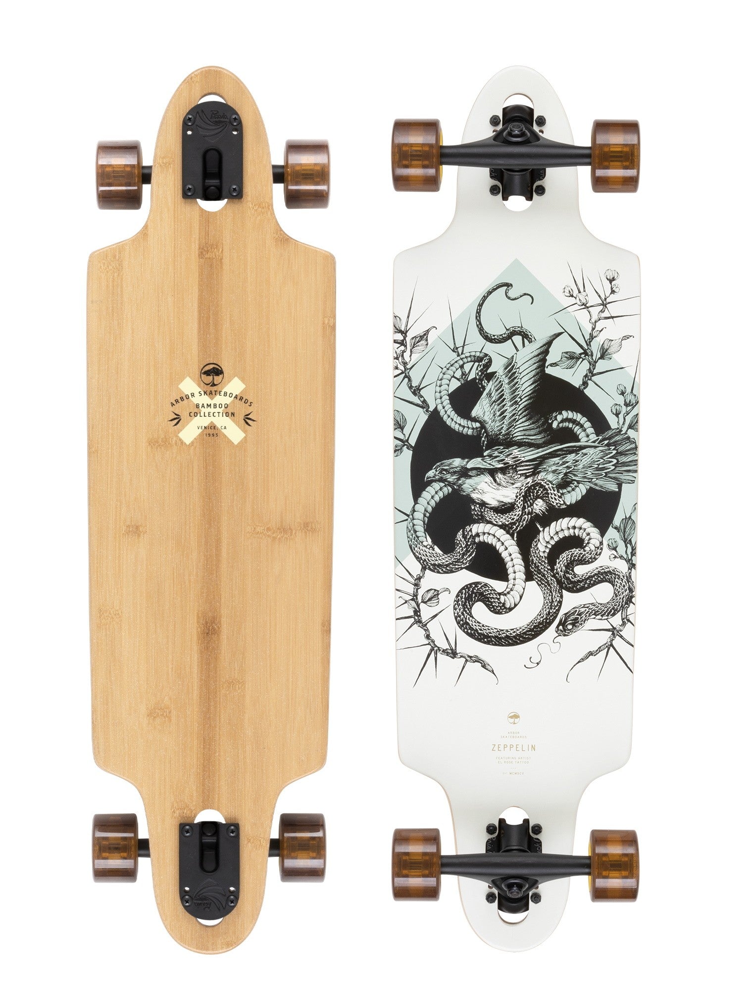 Arbor Zeppelin 32 Zoll Longboard Complete - Weiß