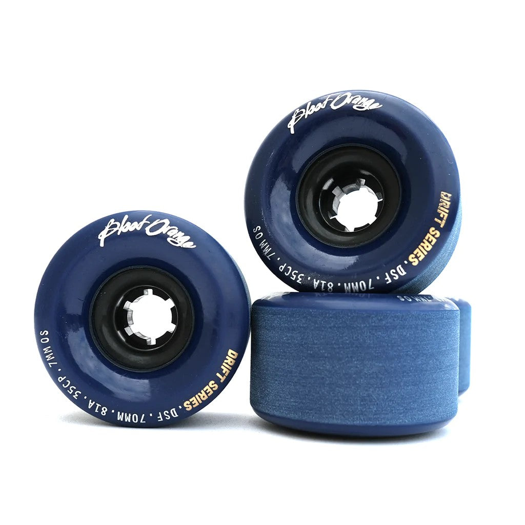 Blood Orange Drift 70mm Longboard Rollen - Navy - Mooloolabas