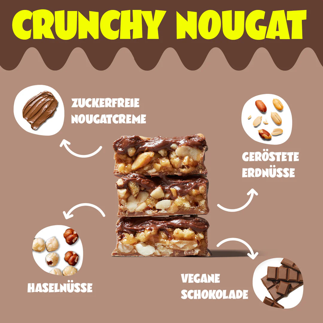 Ahead Crunchy Nougat Schokoriegel - Mooloolabas