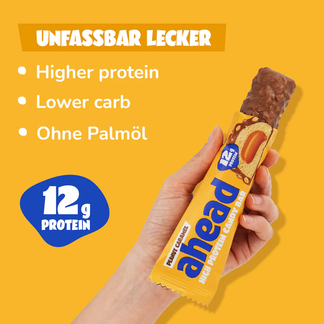 Ahead Peanut Caramel Proteinriegel - Mooloolabas