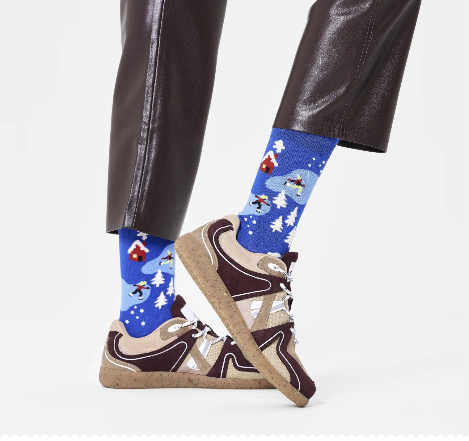 Happy Socks Winter Night Socken