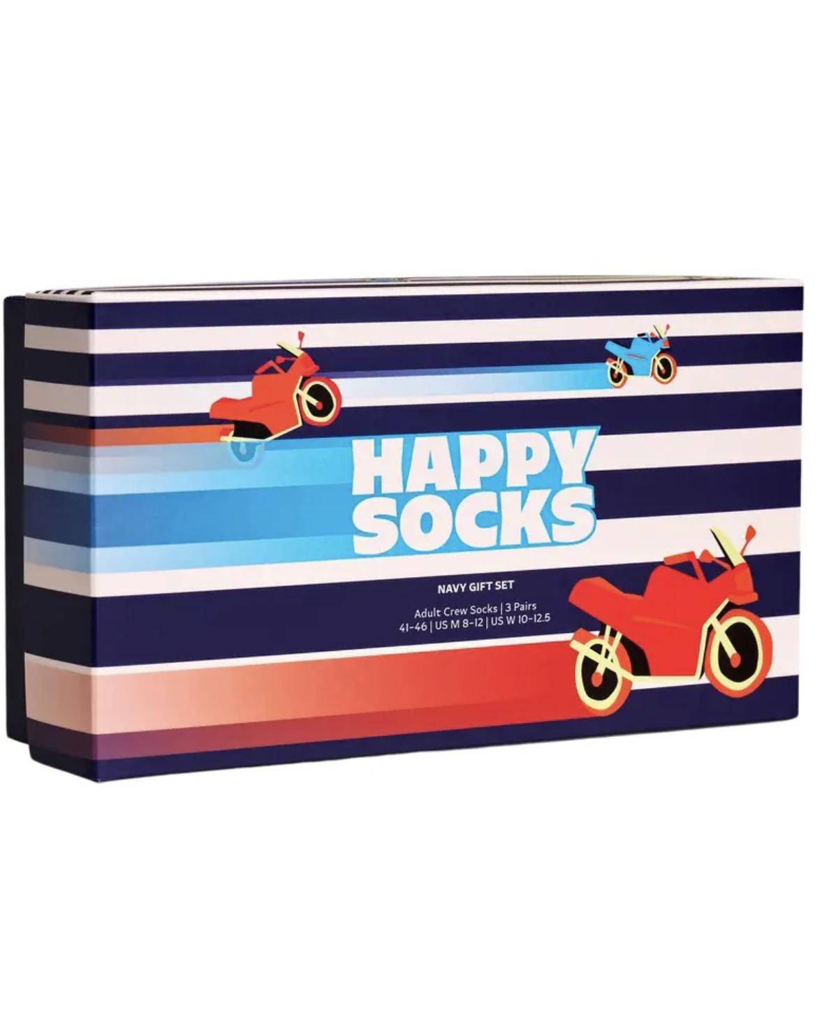 Happy Socks Navy Geschenkset