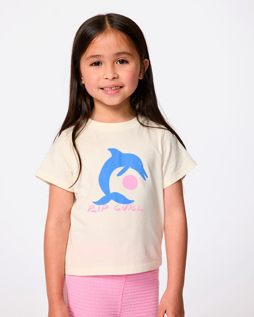 Rip Curl Artist of Search Standard T-Shirt für Mädchen (1-8 Jahre).