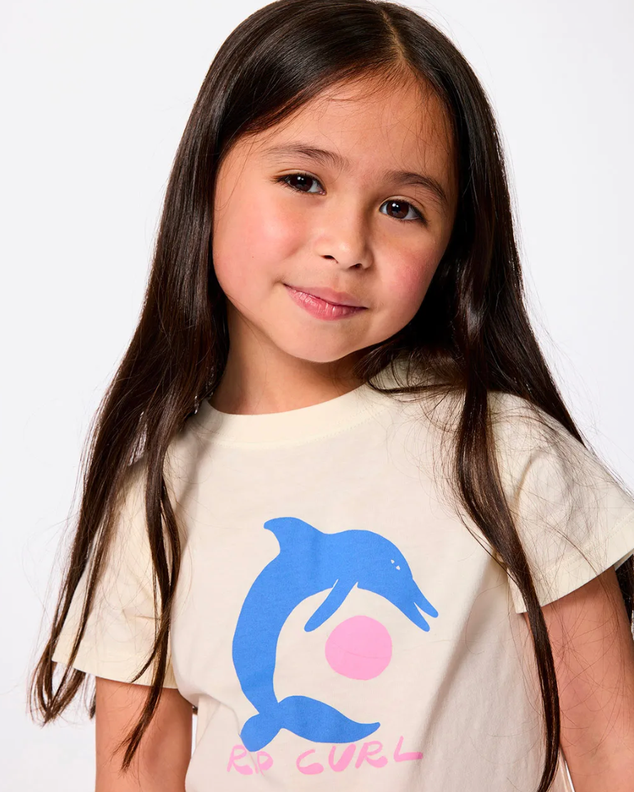 Rip Curl Artist of Search Standard T-Shirt für Mädchen (1-8 Jahre).