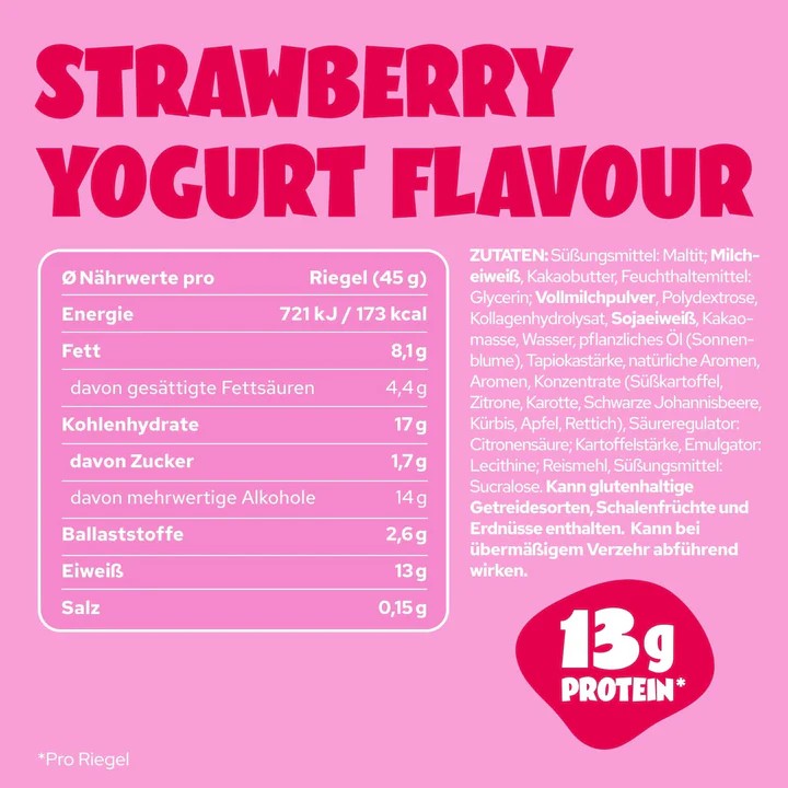 Ahead Strawberry Yogurt Proteinriegel