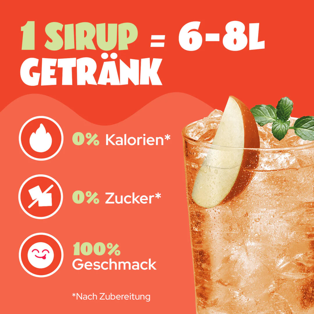 Ahead RED APPLE Zero Sugar Sirup - Mooloolabas