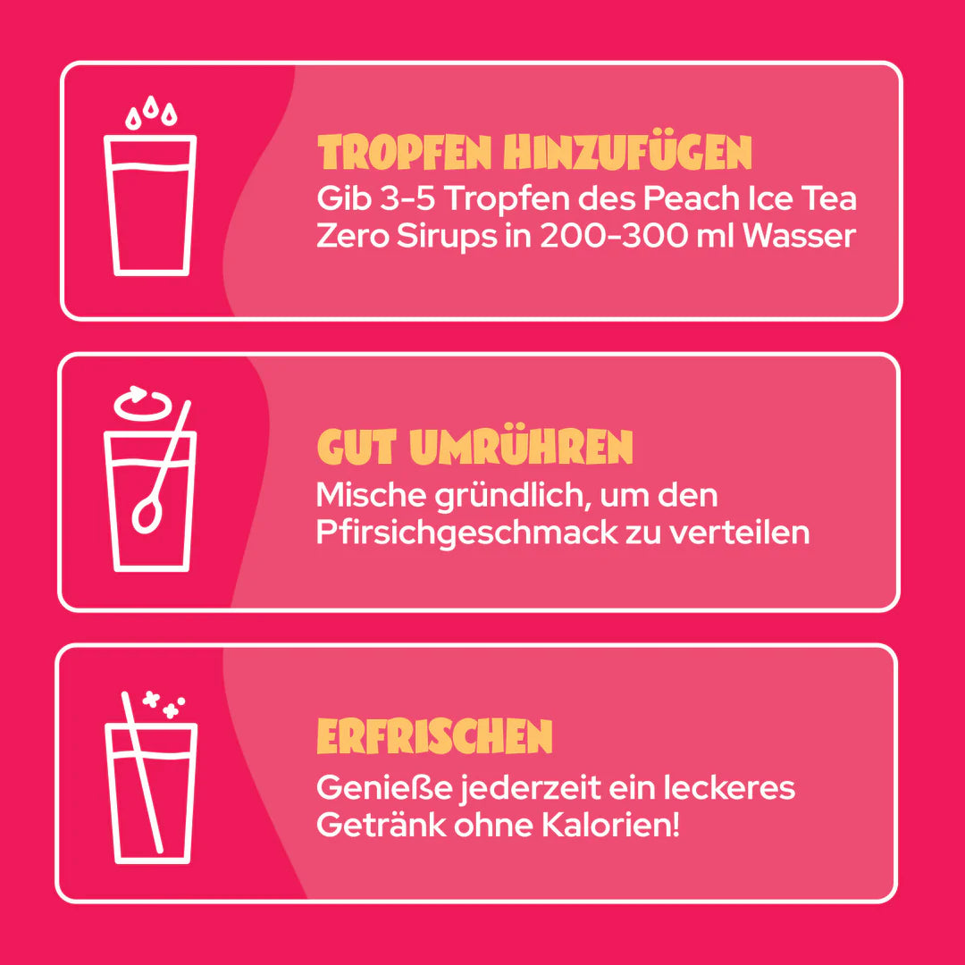 Ahead Peach Ice Tea Zero Sirup - Mooloolabas