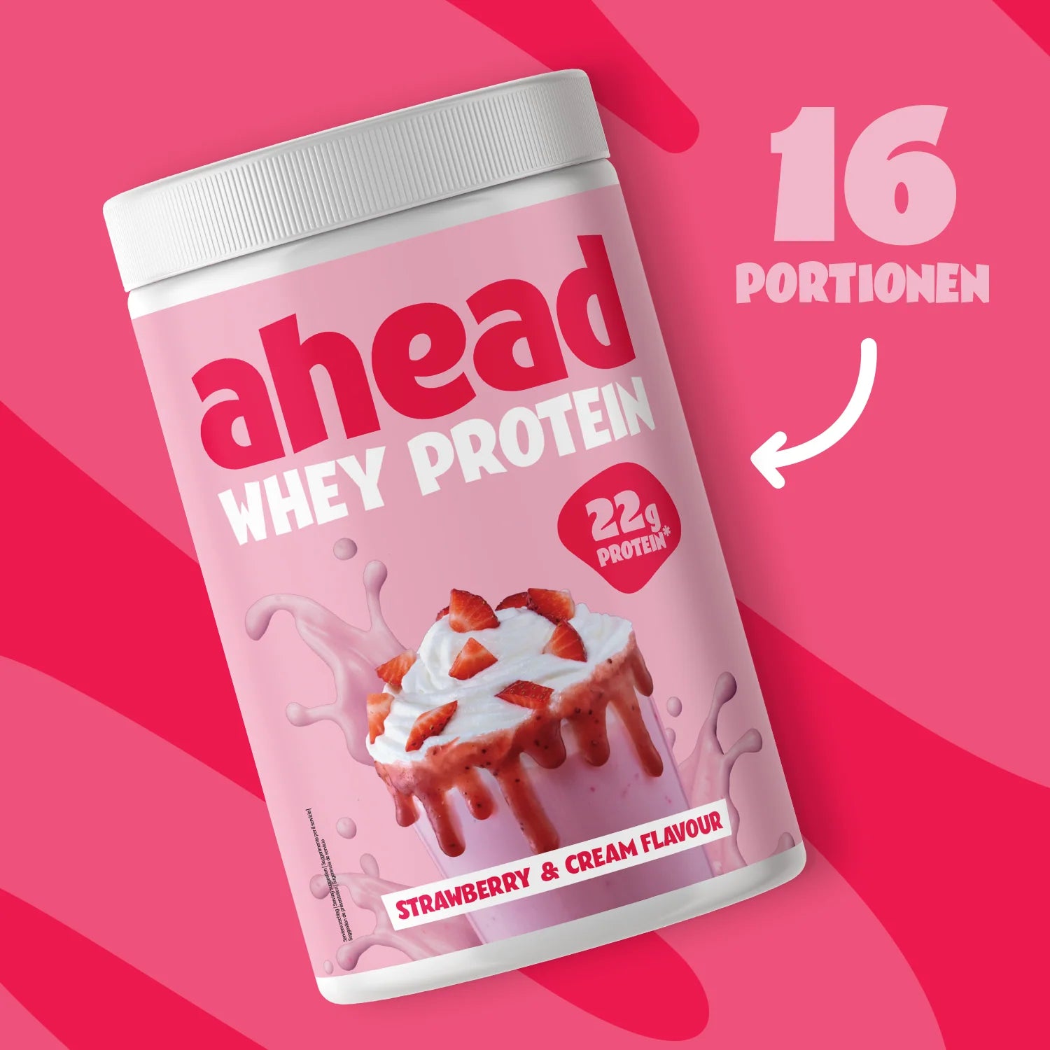 Ahead Strawberry & Cream Whey Protein - Mooloolabas