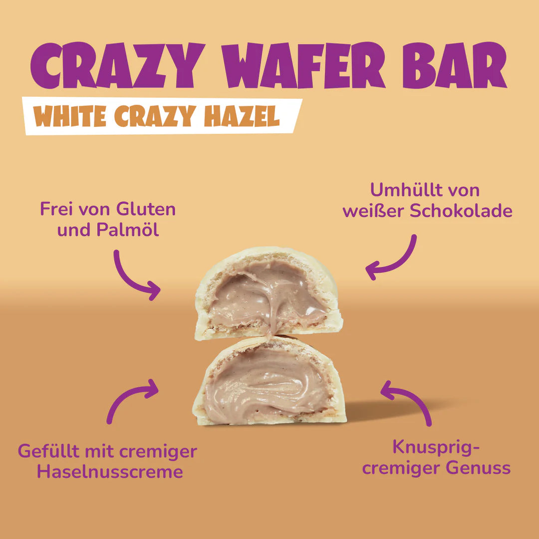 Ahead White Crazy Hazel Waffelriegel - Mooloolabas