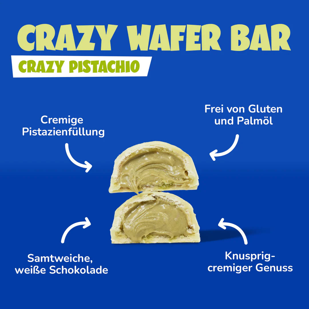 Ahead White Crazy Pistachio Waffelriegel - Mooloolabas