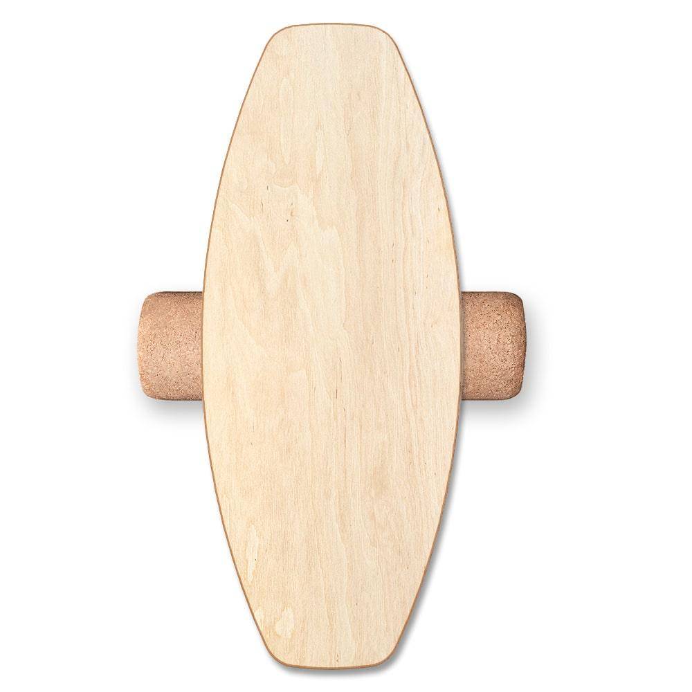 Daffy Boards Allrounder Balance Board Set with Cork Roller - Design: Blank / DIY