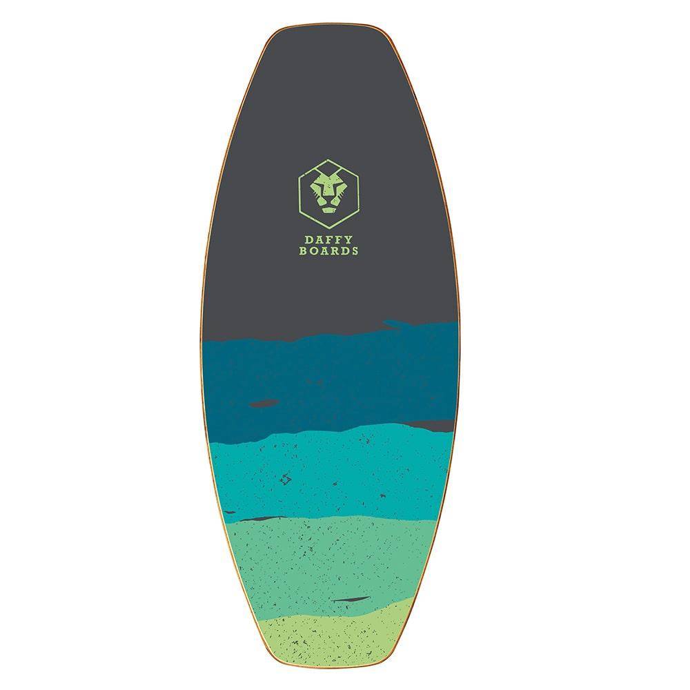 Daffy Boards Allrounder Balance Board Set mit Korkrolle - Design: Stripe Black