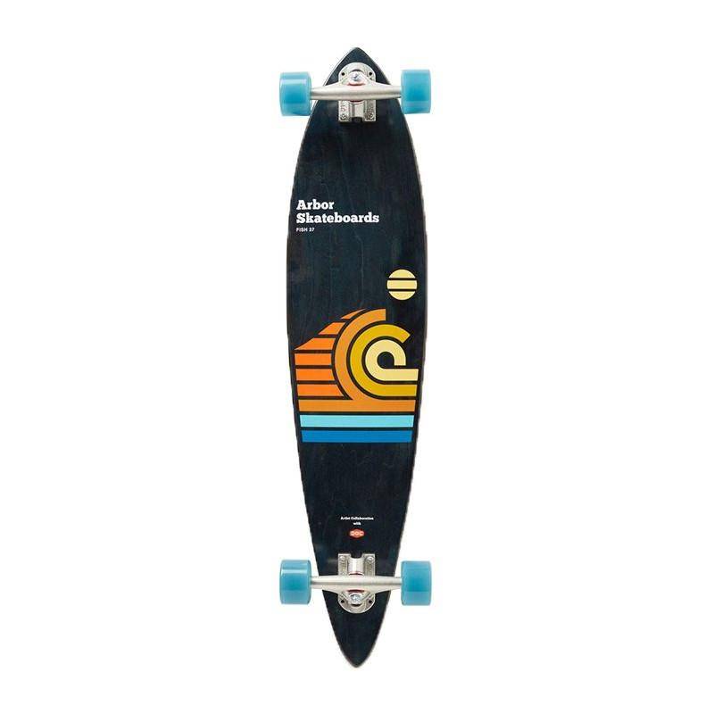 ARBOR FISH ARTIST SERIES DRAPLIN 37" LONGBOARD COMPLETE - Mooloolabas