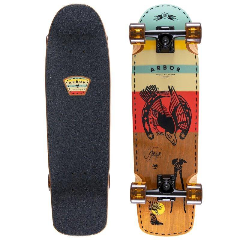 Arbor Skateboards Artist Series Jess Mudgett Sizzler complete 30.5"