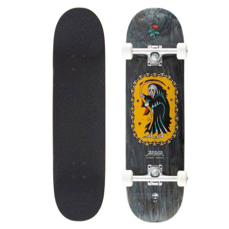 Arbor Whiskey Street Inked Complete Skateboard 8.5"
