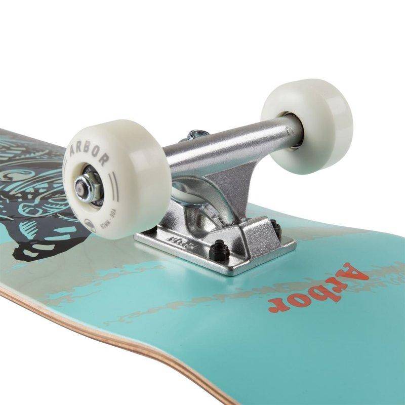 Arbor Woodcut Seed Skateboard completo para niños 7.5"