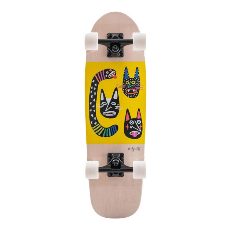 Landyachtz Dinghy Blunt Wild Cats 28.5" Cruiser Skateboard Complete
