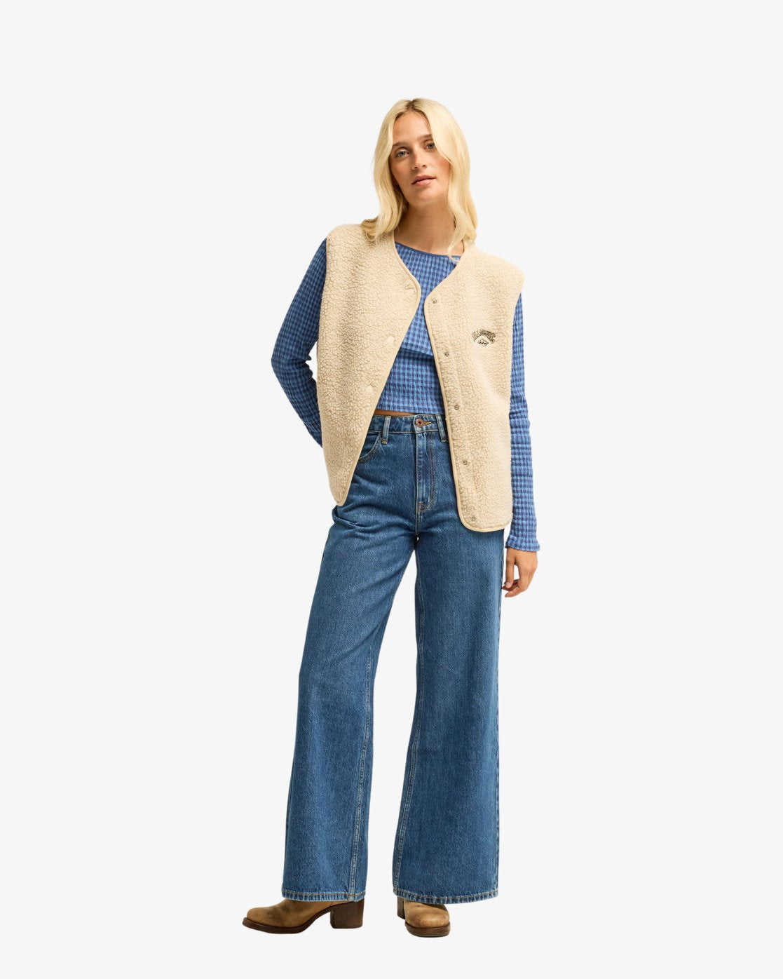 Billabong Be Happy - Sherpa-Weste für Frauen