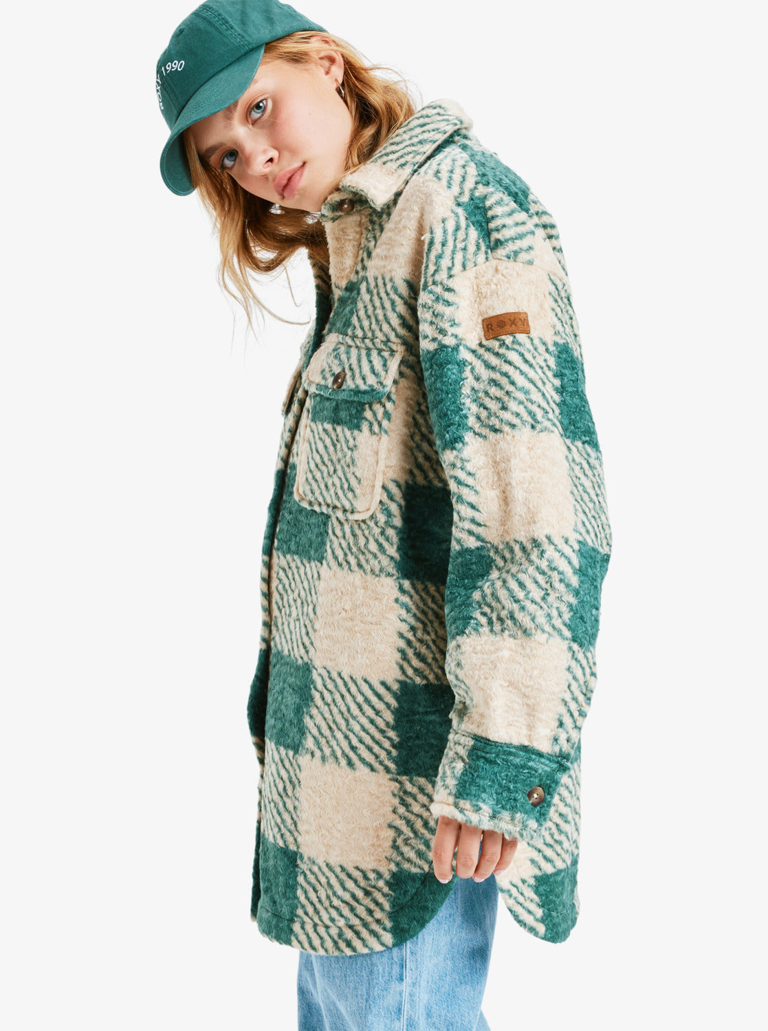 Roxy Over And Above - Fleece-Overshirt für Frauen