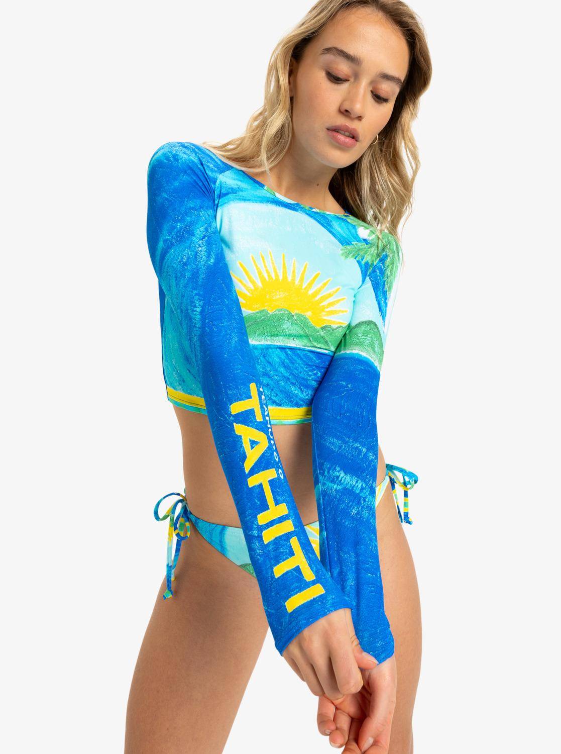 Roxy Atlas - Langärmliges Surf-Top mit Cropped Fit