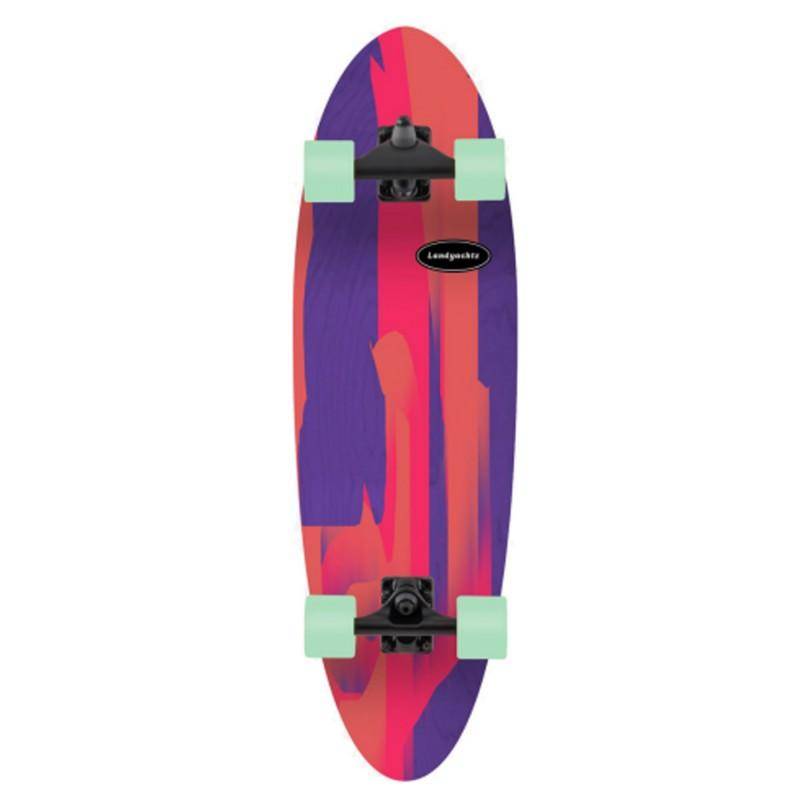 LANDYACHTZ GROVELER PURPLE 32.5” LONGBOARD COMPLETE - Mooloolabas