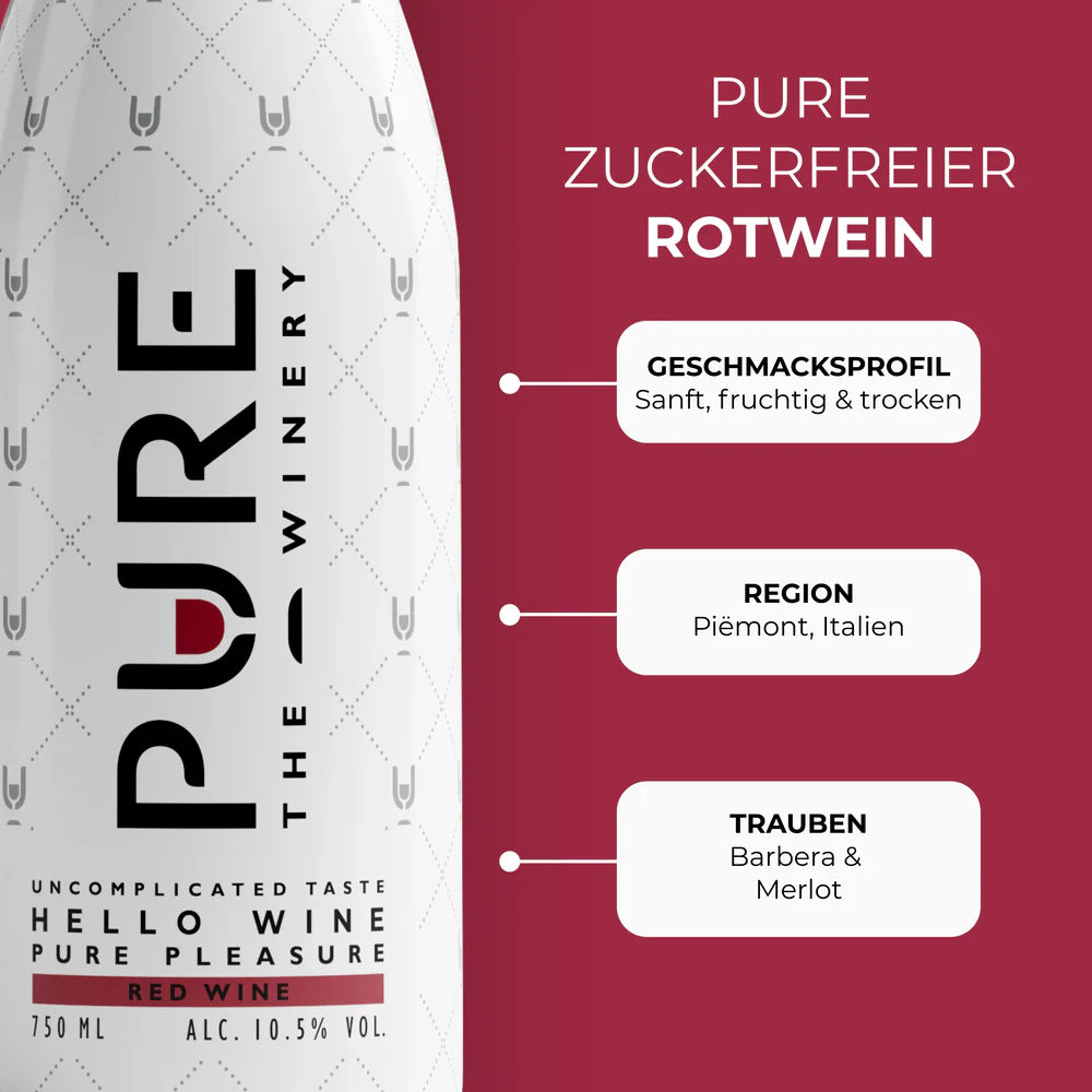 Pure - Zuckerfreier Rotwein - Mooloolabas