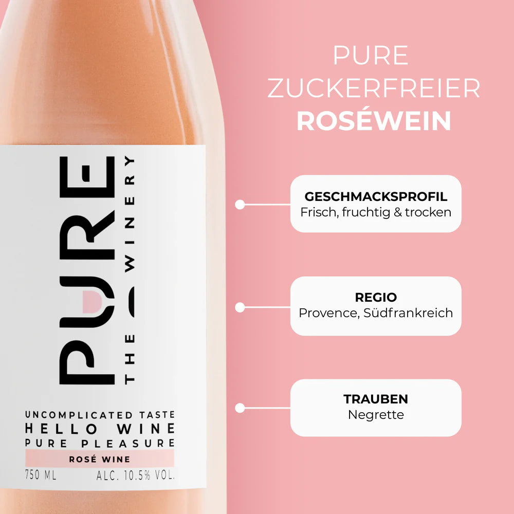 Pure - Zuckerfreier Roséwein - Mooloolabas