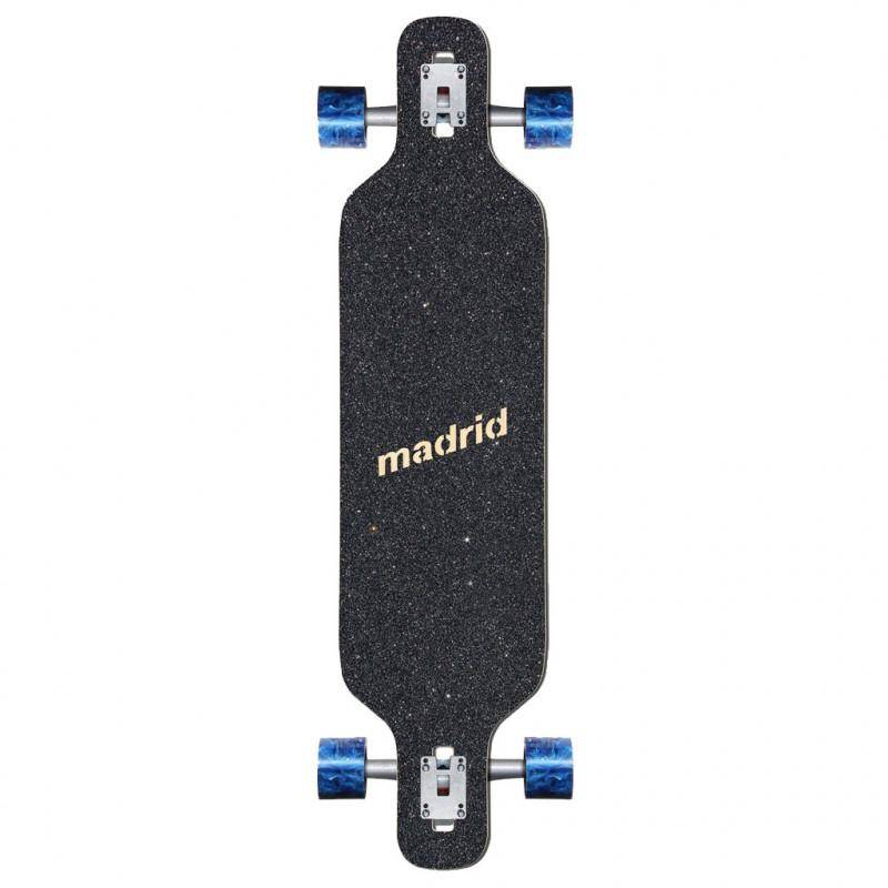 MADRID GLITCH 40" DROP THROUGH LONGBOARD COMPLETE - Mooloolabas