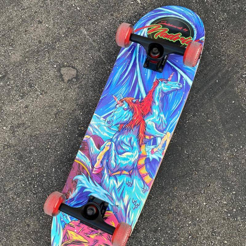 MADRID SEAHORSE 33” LONGBOARD COMPLETE - Mooloolabas