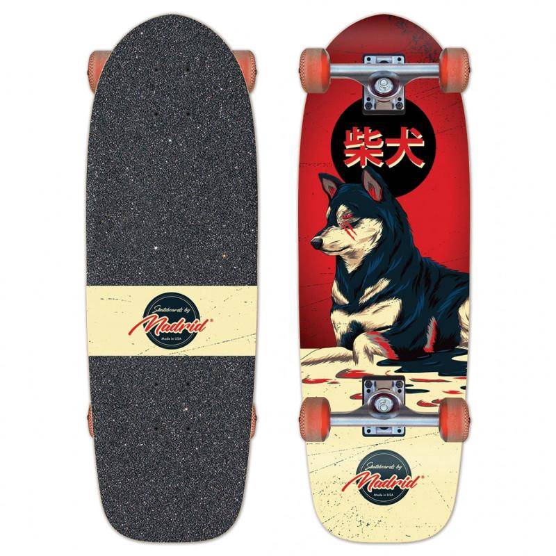 MADRID SHIBA INU 29” - CRUISER SKATEBOARD COMPLETE - Mooloolabas