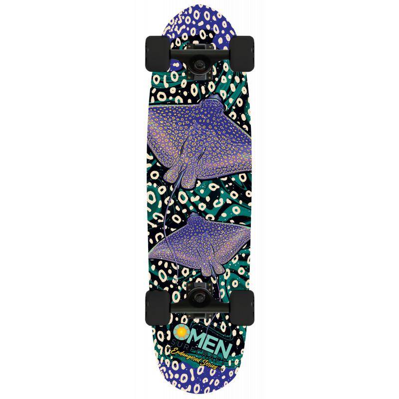 OMEN ENDANGERED BANDED EAGLE RAY 33" LONGBOARD COMPLETE