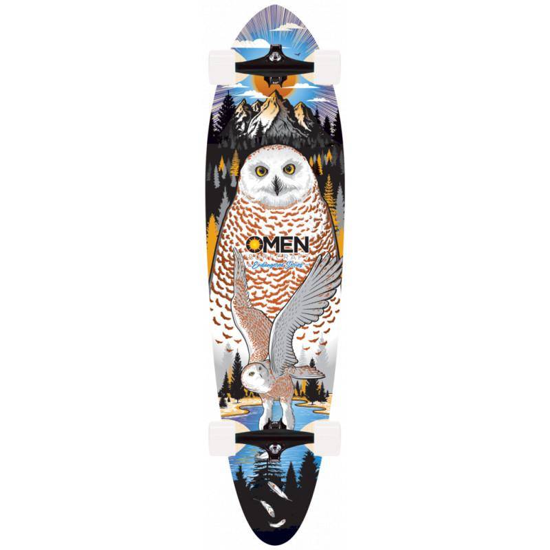 OMEN ENDANGERED SCHNEEY OWL 38" LONGBOARD COMPLETE - Mooloolabas