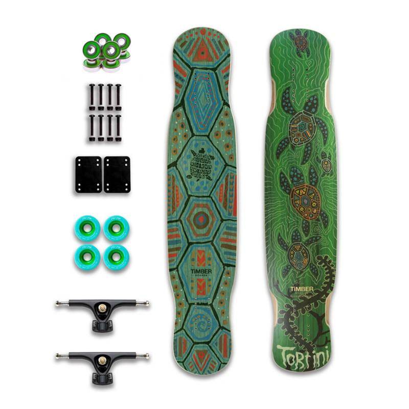 TIMBER TORTINI 43" LONGBOARD COMPLETE - Mooloolabas