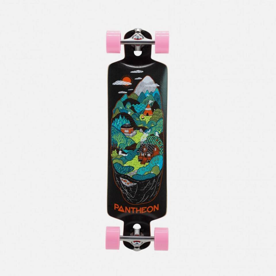 Pantheon Trip Carbon Indian Hills 33" Longboard Complete