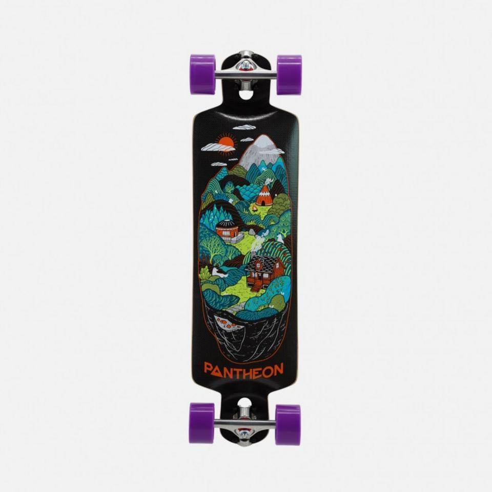 Pantheon Trip Carbon Indian Hills 33" Longboard Complete