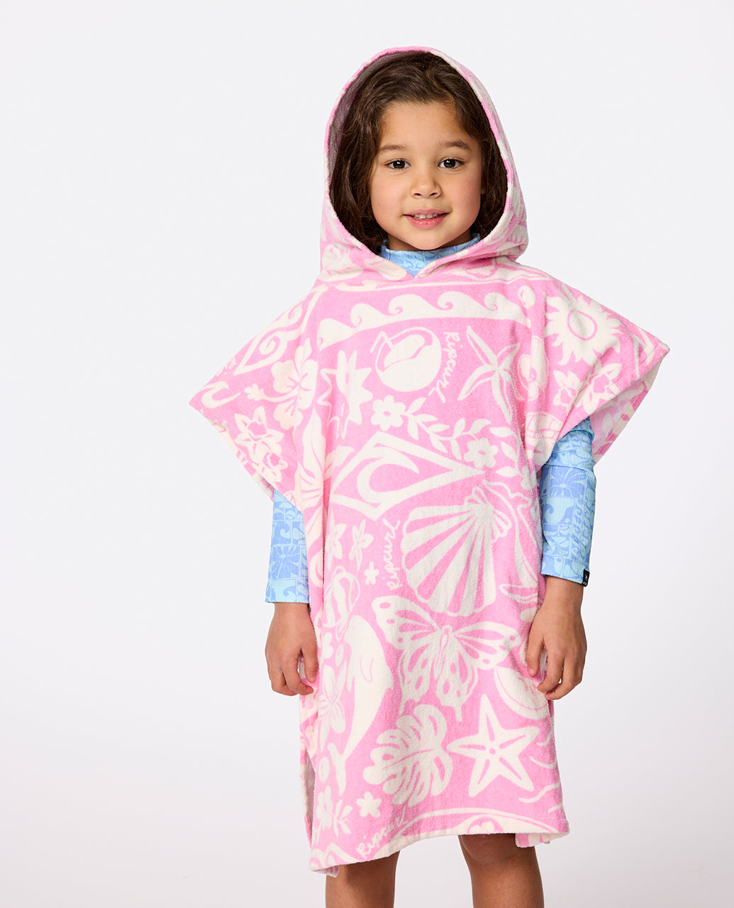 Rip Curl Mixed Surf Snap Poncho für Mädchen - Mooloolabas