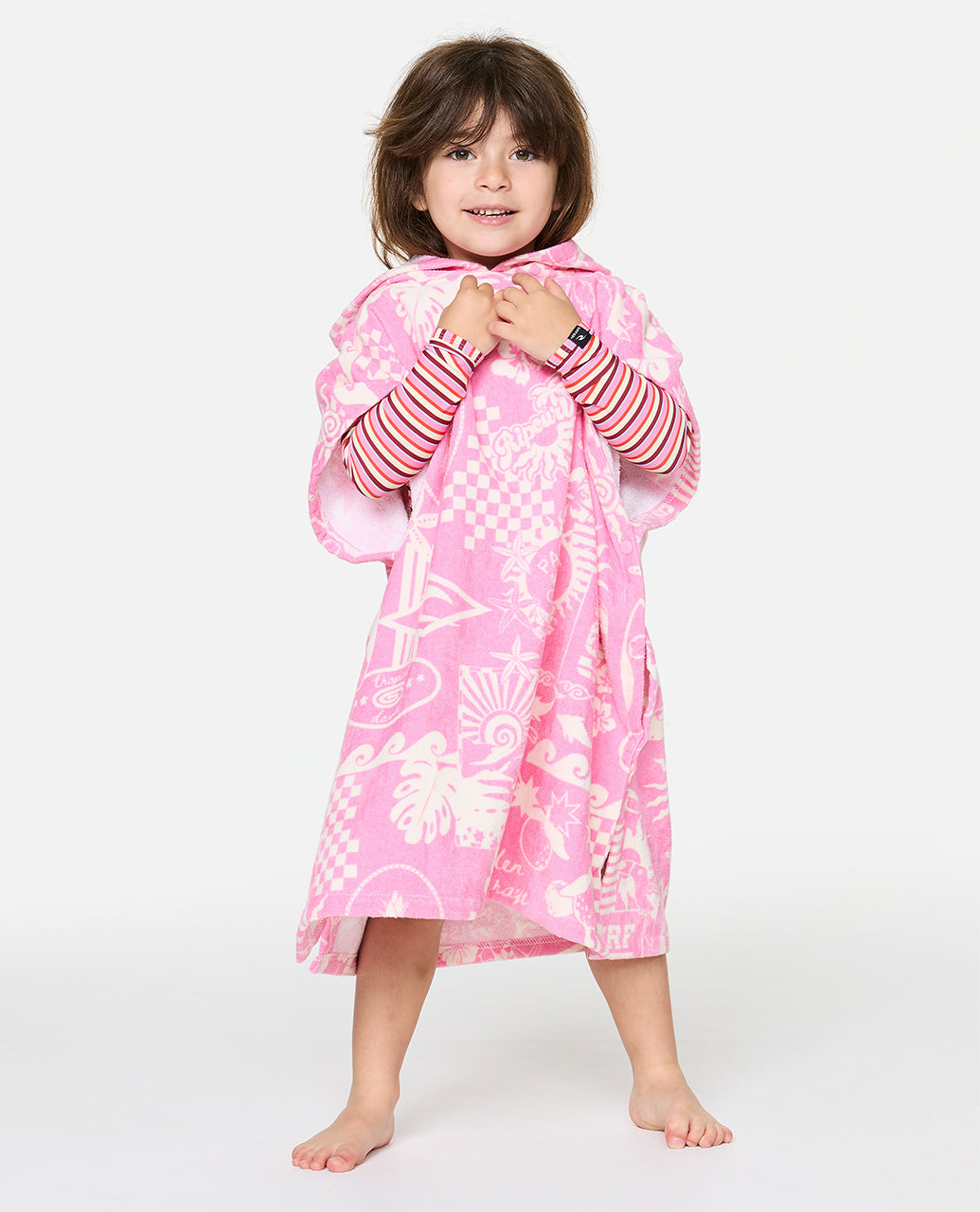 Rip Curl Mixed Surf Snap Poncho für Mädchen