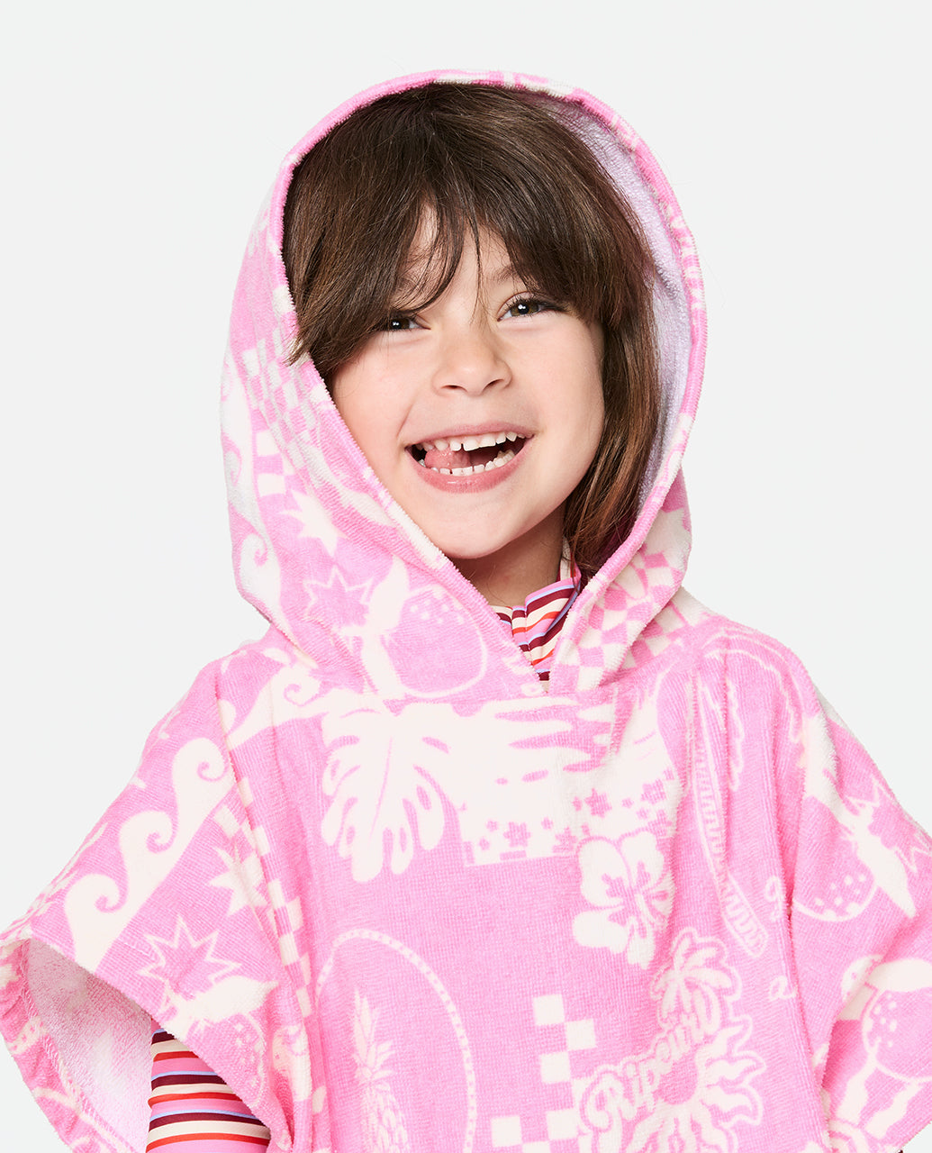 Rip Curl Mixed Surf Snap Poncho für Mädchen